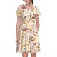thumbnail image 1 of Balery UAE Travel1 Vestidos sueltos de manga corta para mujer, vestidos de verano 2025, vestidos casuales de corte A con vuelo., 1 of 6