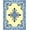 Yellow, Pattern 4, variant on ODIKA 8'x10' Machine Washable Non-Slip Area Rug, Heirloom Damask with Classical Motifs High Traffic Rug, Yellow, 663897