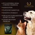 thumbnail image 3 of Lexelium Cat & Dog Prebiotic Digestion Supplement - Helps with Sensitive Stomach & Chronic Diarrhea - Contains Valuable Digestive Enzymes, Fiber & Prebiotics - 200g, 3 of 5