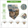 thumbnail image 5 of Thanksgiving Coastal Table Runner Linen Burlap Table Runner 72 Inches Long Fall Ocean Nautical Pumpkin Starfish Dresser Scarves for Kitchen Island Coffee Dining Room Party Holiday Decoration 14"x72", 5 of 8