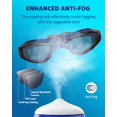 thumbnail image 3 of Swim Goggles, Swimming Goggles No Leaking Full Protection Adult Men Women Youth, 3 of 5
