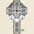 thumbnail image 3 of CafePress - Claddagh Cross Light T Shirt - Men's Classic Graphic T-Shirt, 3 of 4