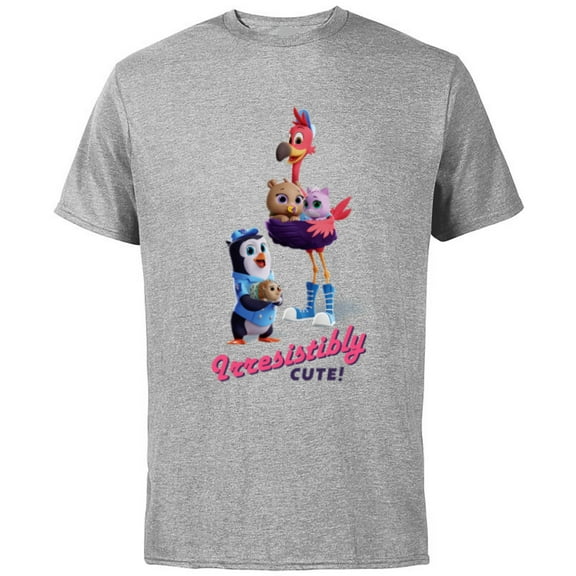 Disney Junior T.O.T.S. Irresistibly Cute - Short Sleeve Cotton T-Shirt for Adults- Customized-Athletic Heather