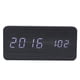 thumbnail image 1 of Relojes con control por voz Reloj despertador LED de madera Reloj rectangular Reloj electrónico Solución innovadora Jadeshay  A, 1 of 8