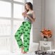 thumbnail image 5 of Fotbe alien cartoons Pantalones de Pijama para Mujer, Pantalones de Dormir, Pantalones Pj con Cordón y Bolsillos-Medium, 5 of 6