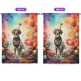 thumbnail image 2 of Hello 2025 German Shorthaired Pointer Celebrates Happy New Year Firework Balloon House Flag 28x40in Double Sided GSP Lover Dog Gift Outdoor Decor - 02024, 2 of 5