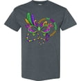 thumbnail image 3 of Inktastic Laissez Les Bon Temps Rouler Mardi Gras Mask T-Shirt, 3 of 5