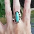 thumbnail image 2 of QQTDFG Vintage 925 Silver Turquoise Ring Women Man Wedding Party Gift Jewelry Size 6-10-#18-10, 2 of 5