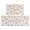 Cow and Flower Beige Pattern, variant on Cow and Face White Pattern Anti Fatigue Kitchen Rugs Set Of 2, Non Slip Washable Decorative Floor Mats for Kitchen Sink Laundry, 17"x30" and 17"x47"