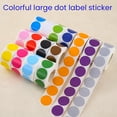 thumbnail image 2 of Selrti 500 Pcs 1" Colored Dot Stickers Round Color Coding Labels Waterproof Polka Circle Dot Stickers for Office Student Classroom, 2 of 8