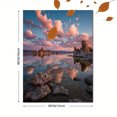 thumbnail image 3 of Tufa Towers Sunset Reflection Canvas Print, Perfect for Living Room, Office, Bathroom, Hallway, 3 of 8