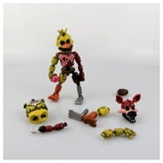 6Pcs/set PVC Five Nights At Freddy's Action Figure FNAF Bonnie Foxy Freddy Fazbear Bear Dolls Toys