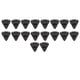 thumbnail image 2 of Ganchos triangulares, 18 piezas Ganchos triangulares para ropa Ganchos para colgar Ganchos para colgar triangulares Diseño de última generación, 2 of 8