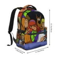 thumbnail image 2 of Scooby Doo Backpacks Daily Large Capacity Backpack Lightweight Rucksack Casual Daypack Bookbag Shoulder Bag, 2 of 7