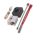 thumbnail image 1 of Hotend,Heater Block Kit With Silicone Temperature 500℃ Printer With Temperature 3d Printer Steel Nozzle Stainless Steel Compatible With 3 Block Stainless 3 3d Nozzle With 3d Sock - Sock - Compatible, 1 of 6