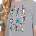 thumbnail image 3 of Dr. Seuss - Cat Hat Grid - Juniors Cropped Cotton Blend T-Shirt, 3 of 6