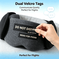 thumbnail image 3 of HIBIBUD Travel Pillows for Airplanes,Plane Pillow with Eye Mask for Long Flights Sleeping,360° Support Airplane Head Strap Compact Flight Essentials for Travel Sleep Neck Upright,Stop Head Bobbing, 3 of 7