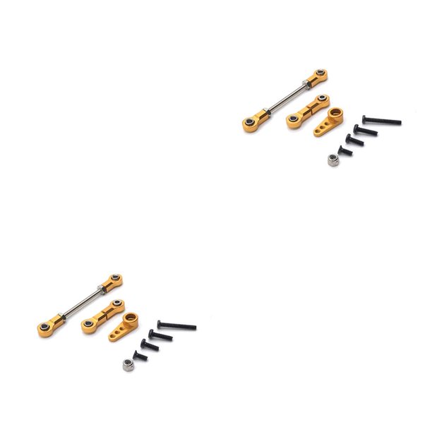 Vogacara Varilla de tracción de dirección 1/28 RC para Wltoys K969 K979 Wltoys K989 RC Car Type1