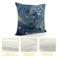 thumbnail image 4 of GOSMITH Lumbar Pillow Cover Wall Green Agate Marbled Blue Abstract Liquid Nature Artistic Beautiful Paint Color Stain Creative Decorative Fall Pillow Case for Couch Bed Car, 4 of 5