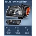thumbnail image 2 of Conjunto de faros Nilight para Toyota Tacoma 2001-2004, 2 of 8