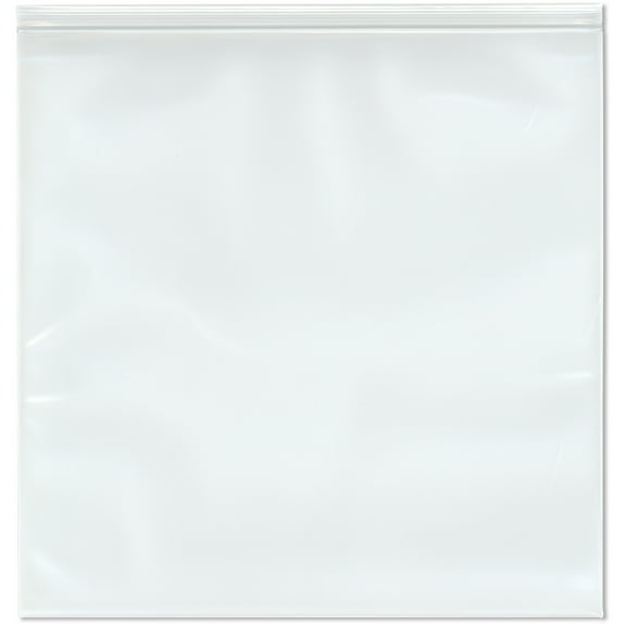 Plymor 16" x 16" (Pack of 50), 6 Mil Industrial Duty Zipper Reclosable Plastic Bags