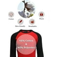 thumbnail image 4 of GBH Mens Long Sleeve Raglan Waffle Knit Tee (S-5XL), 4 of 6