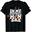 Black, variant on KeHetSoft Women's Retro Football Mom Lightning Cotton Graphic T-Shirt