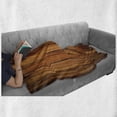 thumbnail image 6 of Rustic Soft Flannel Fleece Throw Blanket, Vertical Wooden Planks Image Cottage Cabin Life in Countryside Theme, Cozy Plush for Indoor and Outdoor Use, 60" x 80", Pale Caramel and Orange, by Ambesonne, 6 of 6
