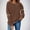 Brown gothic letter print sweatshirt a1, variant on Women Fall Winter Gothic Letter Print Long Sleeve Pullover Tops Round Neck Casual Basic Solid Tunic Blouses for Women Cute Trendy Halloween Sweatshirts Cozy Loose Fit Clothes, Beige M