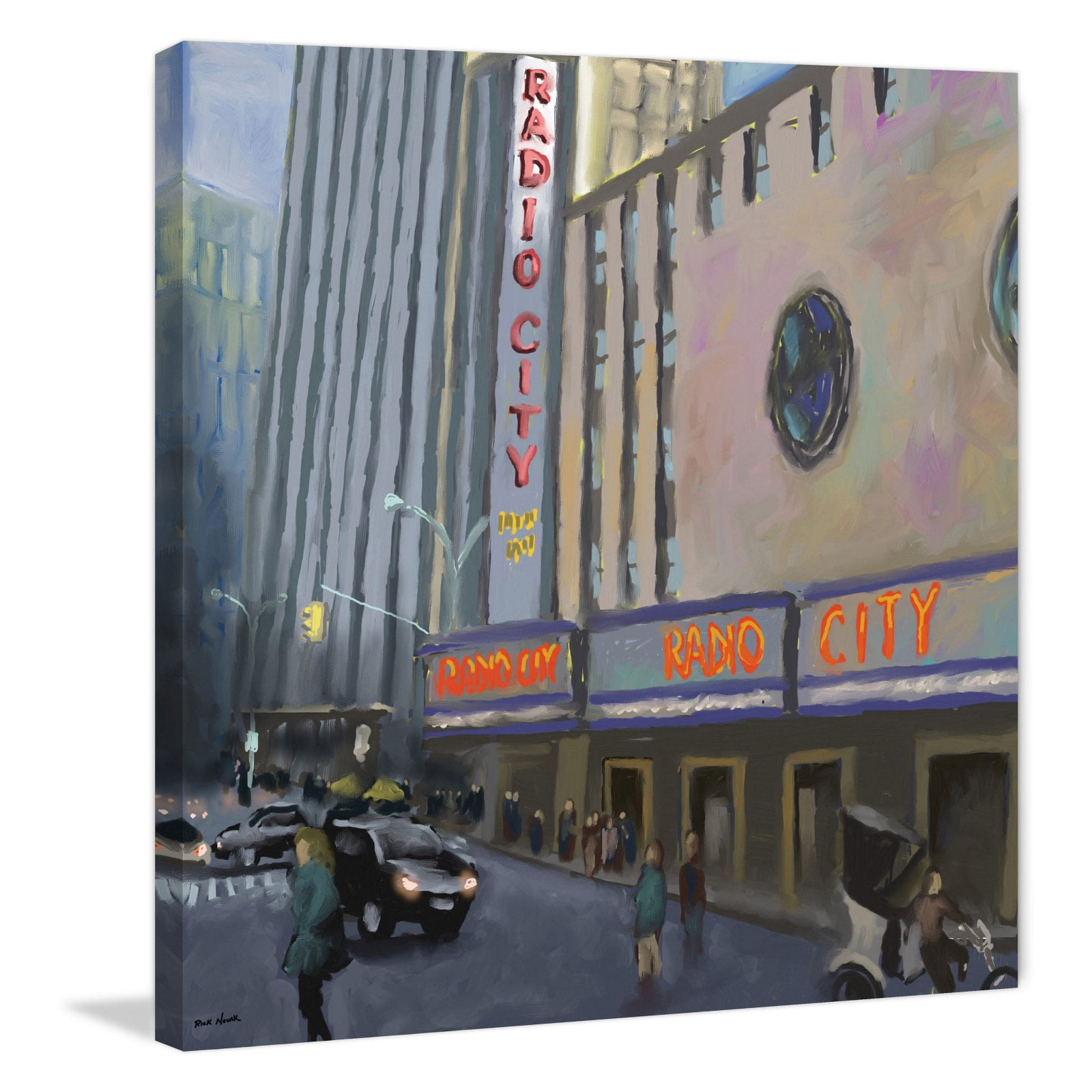 Marmont Hill Radio City Painting Wall Art Print