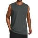 thumbnail image 1 of Camiseta sin mangas Cotrasen para hombre, entrenamiento, color gris oscuro, talla 2XL, 1 of 6