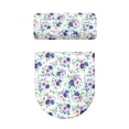 thumbnail image 2 of HELLHERO Adds Holiday Charm - Elastic Edge, Soft Bathroom Seat Covers for Gift, Fits All Toilet Shapes Watercolor Flower, 2 of 7