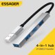 thumbnail image 5 of ESSAGER 4-en-1 Dock Station USB2.0 Hub 480Mbps Splitter Adapter (Silver USB-A), 5 of 6