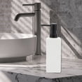thumbnail image 6 of Unique Bargains 1 Pc Classic Square Soap Pump Dispenser for Laundry Rooms 350ml White Black, 6 of 6