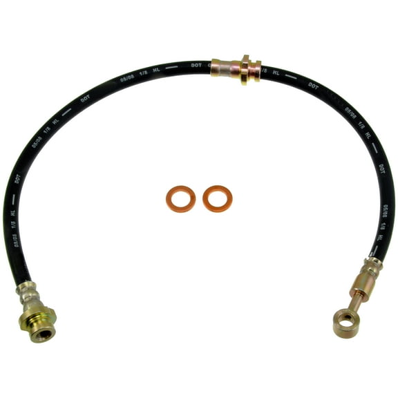 Dorman H380487 Rear Left Brake Hydraulic Hose for Specific Infiniti / Nissan Models Fits select: 1995-2003 NISSAN MAXIMA, 1996-2001 INFINITI I30