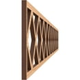 thumbnail image 3 of Ekena Millwork 46 1/4"W x 6"H x 3/8"T Wolford Fretwork Moulding, Hickory, 3 of 13