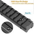thumbnail image 3 of Tactical Dovetail Scope Extend Mount 11mm to 20mm Picatinny Weaver Rail Adapter, 3 of 5