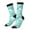 3 Black, variant on Blue Marble Print Adult Socks for Men & Women,Calf Socks, Ankle Socks,Boots Socks,Breathable Casual Sock,Unisex Crew Socks