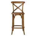 thumbnail image 4 of Modway Gear 39.5" Modern Style Elm Wood Counter Stool in Walnut Finish, 4 of 10