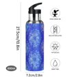 thumbnail image 5 of ALAZA Bohemia Mandalapattern Water Bottle Insulated Flask Stainless Steel Straw Lid 20 oz, 5 of 6
