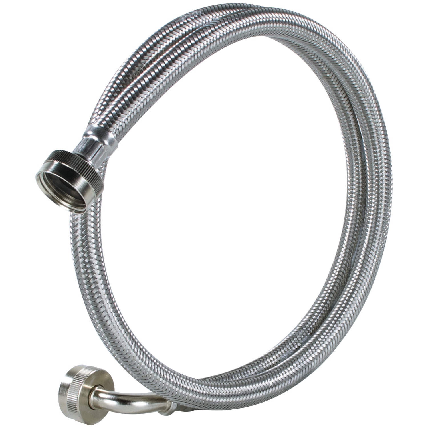 Certified Appliance Accessories WM60SSL2PK 2 Pk Braided Stainless Steel ...