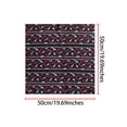 thumbnail image 2 of INSPIRE CHIC Women's Leopard Print Square Scarf Kerchief Neckerchief Handkerchief Wine Red Blue, 2 of 5