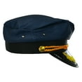thumbnail image 5 of Nicky Bigs Novelties Adult Yacht Boat Captain Ship Admiral Hat Fisherman Cap, Adjustable, Navy Blue, 5 of 8