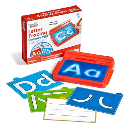 hand2mind Letter Tracing Sensory Pad Sensory Toys for Preschool Toddlers Learn to Write