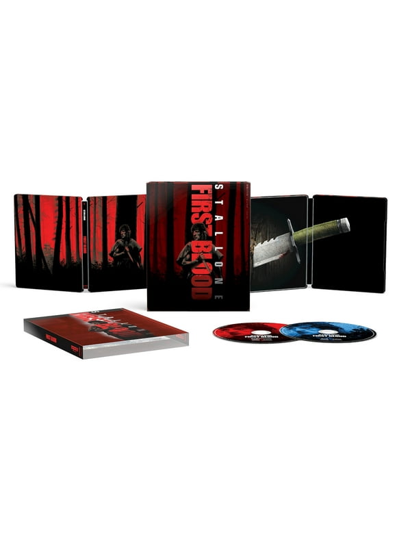 Rambo First Blood (Steelbook) (Walmart Exclusive) (4K Ultra HD + Blu-Ray + Digital Copy)