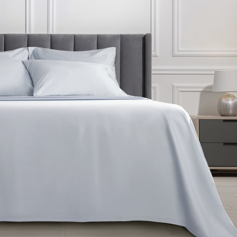 Serta 6-Piece 800 Thread Count Light Blue Cotton Rich Adult Bed