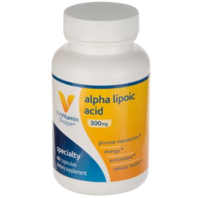 Alpha Lipoic Acid 300mg, Natural Antioxidant Formula to Support Glucose Metabolism  Promotes Healthy Blood Sugar, ALA Fights Free Radicals, Gluten  Dairy Free (60 Capsules) by The Vitamin (Best Non Dairy Formula)