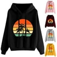 thumbnail image 5 of Hoodies Woman Clearance, Autumn Winter Hoodies Sweatshirt Pullover Tops Long Sleeve Comfy Tops, 5 of 5