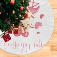 thumbnail image 5 of FMSHPON Flamingo Lover Xmas Christmas Tree Skirt Stand Mat for Holiday Party Decoration Indoor Outdoor 36 inches, 5 of 6