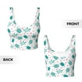 thumbnail image 5 of Lsque Sea Turtle Printed Women'S Sports Bra, Compression, Moisture Wicking, High-Impact Sports Bra For Women,Supportive sports bra-Large, 5 of 9